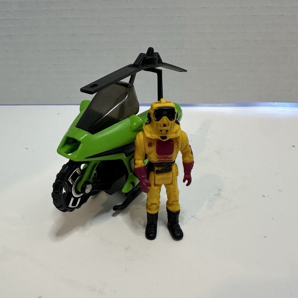 1985‎ KENNER MASK M.A.S.K. CONDOR MOTORCYCLE HELICOPTER BRAD TURNER WITH MASK 2